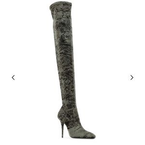 New Saint Laurent Ella thigh high boots 37